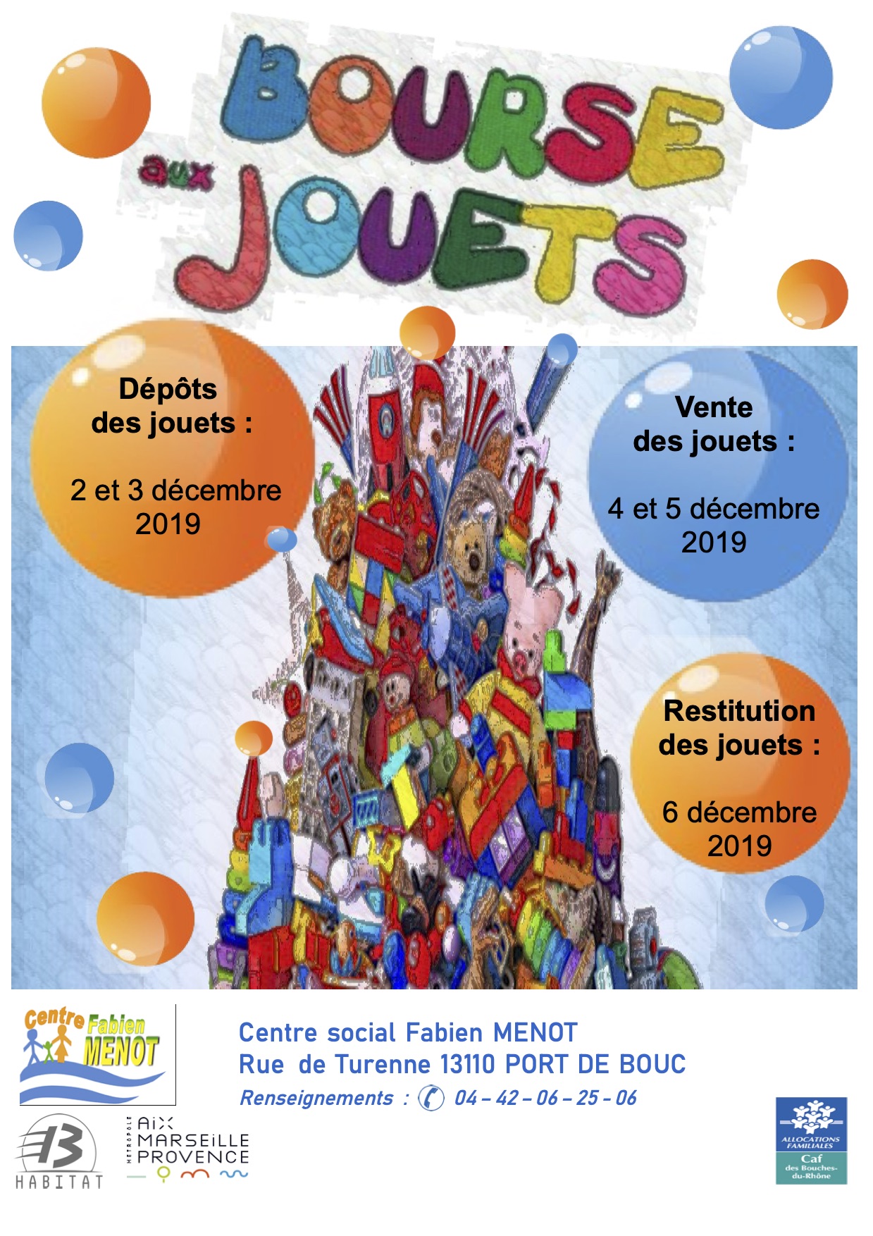 Bourse aux jouets, Port de Bouc